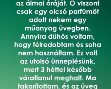 Az eldobott parfüm titka, amit túl későn találtam meg