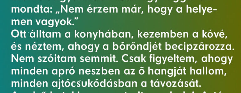 Amikor becipzározta a bőröndjét, még nem tudtam, hogy épp megment engem Amikor becipzározta a bőröndjét, még nem tudtam, hogy épp megment engem