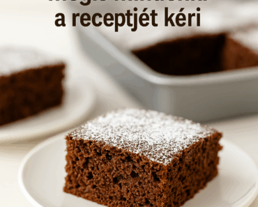 „A süti, amit 10 perc alatt bekeversz – mégis mindenki a receptjét kéri!”