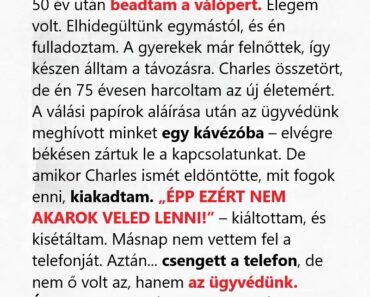 Egy közös élet, majd egy döntés, ami mindent megváltoztatott Egy közös élet, majd egy döntés, ami mindent megváltoztatott