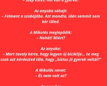 „Mit csinál a Mikulás a konyhában?”
