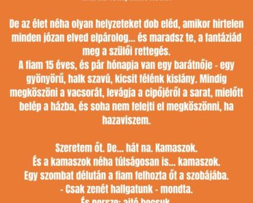 Azt hittem, rémálom jön… aztán kiderült, hogy életem legszebb pillanatába futottam bele.