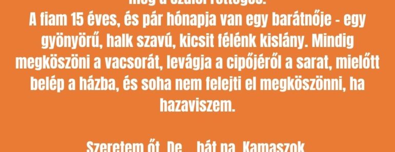 Azt hittem, rémálom jön… aztán kiderült, hogy életem legszebb pillanatába futottam bele.