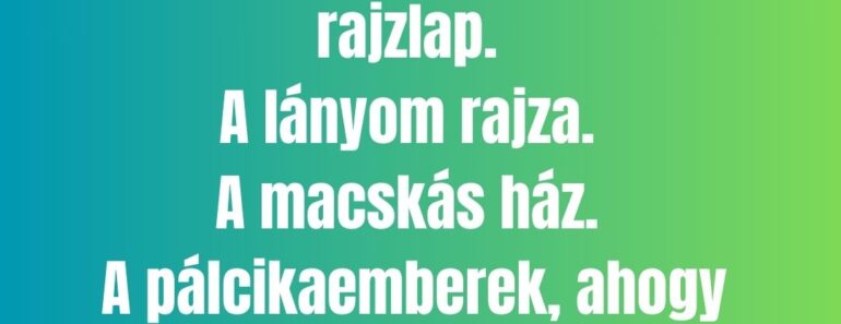 A férfi, aki csak akkor értette meg, milyen hangja van a hiánynak, amikor már túl késő volt visszafordulni