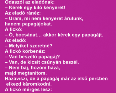 Egy fickó bemegy a boltba.