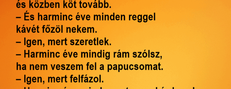 Egy idős házaspár ül este a tévé előtt.