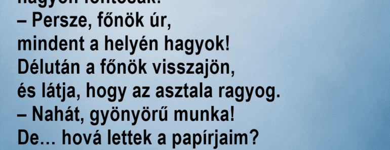 🧹 A takarítónő és a főnök 🧹 A takarítónő és a főnök