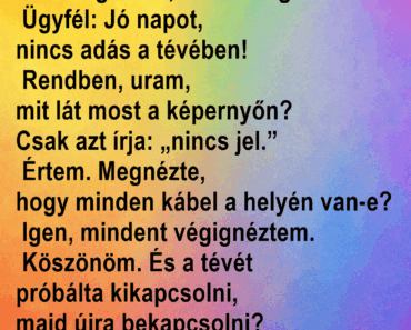 A nagy telefonos bejelentés…. A nagy telefonos bejelentés….