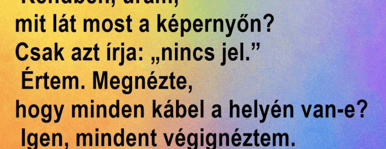 A nagy telefonos bejelentés….
