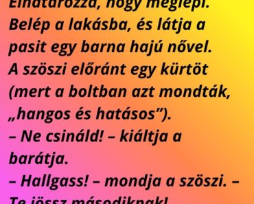 A szöszi megtudja, hogy a barátja talán nem őszinte vele.