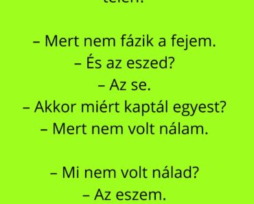 A tanár megkérdezi Pistikét: