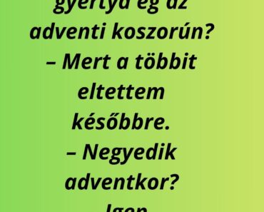 Miért csak egy gyertya ég az adventi koszorún?