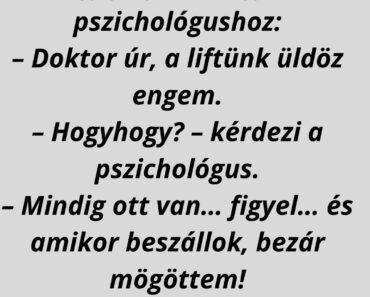 A lift és a pszichológus