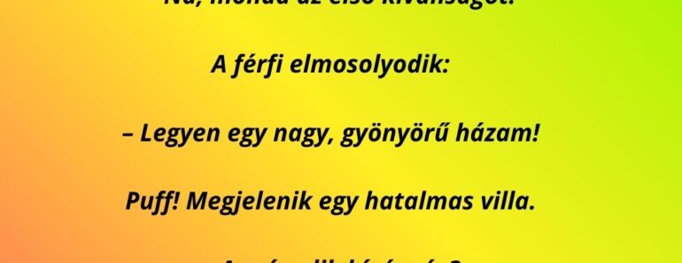 Egy férfi kifog egy aranyhalat.