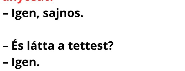 Vicc: eltűnt az anyós