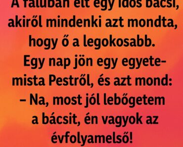 A falu legokosabb embere🤣