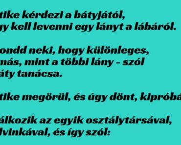 VICC: Pistike kérdezi a bátyjától, hogy kell levenni egy lányt a lábáról