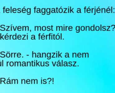 VICC: A feleség faggatózik a férjénél