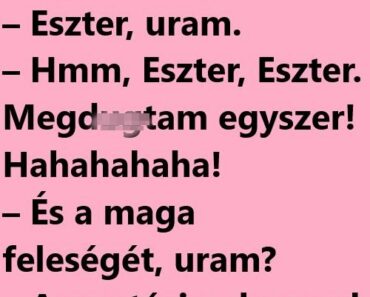 VICC: Jean, hogy hívják a maga feleségét?