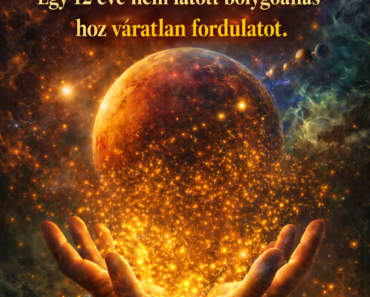 „Négy jegynek ma véget ér a balszerencsés szériája: Egy 12 éve nem látott bolygóállás hoz váratlan fordulatot.”