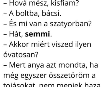A rendőr megállítja Mórickát az utcán: