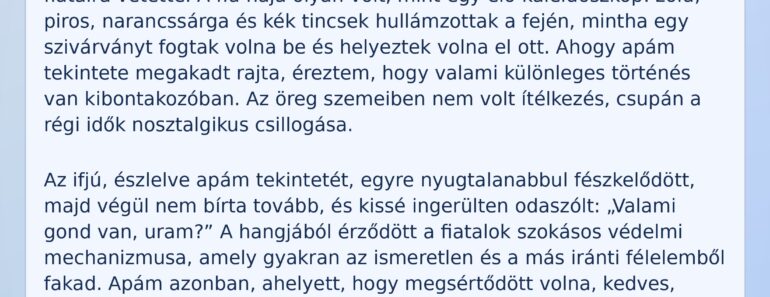 🤯 A 92 éves apámnak ingerülten szólt oda a színeshajú suhanc a plázában: ám amit apám válaszolt, az egy életre elkíséri