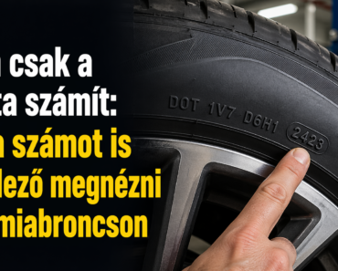 Nem csak a minta számít: ezt a számot is kötelező megnézni a gumiabroncson Nem csak a minta számít: ezt a számot is kötelező megnézni a gumiabroncson