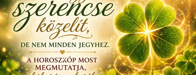 🔮💫 Nagy szerencse közelít, de nem minden jegyhez. A horoszkóp most megmutatja, kik járnak jól.