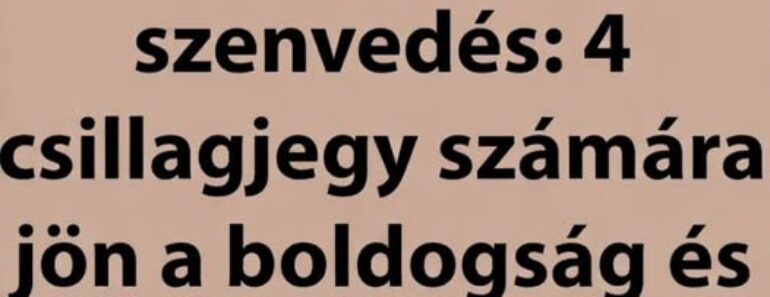💫 *Sorsfordító napok jönnek!⚡ Április végén véget ér a szenvedés
