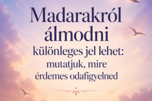 🐦✨ Madarakról álmodni különleges jel lehet: mutatjuk, mire érdemes odafigyelned ✨🐦