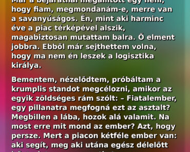 Szombat reggel csak krumpliért ugrottam ki a piacra.