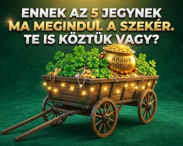 Ennek az 5 jegynek ma megindul a szekér. Te is köztük vagy?