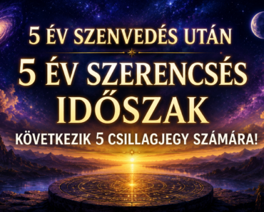 5 év szenvedés után 5 év szerencsés időszak következik 5 csillagjegy számára! ✨🍀