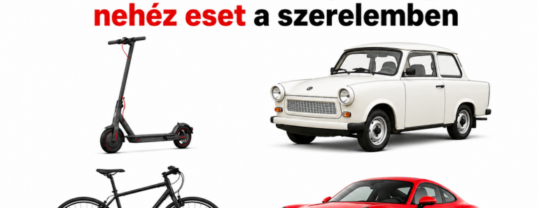 ⚠️ Válassz egy járművet, és kiderül, mennyire vagy nehéz eset a szerelemben