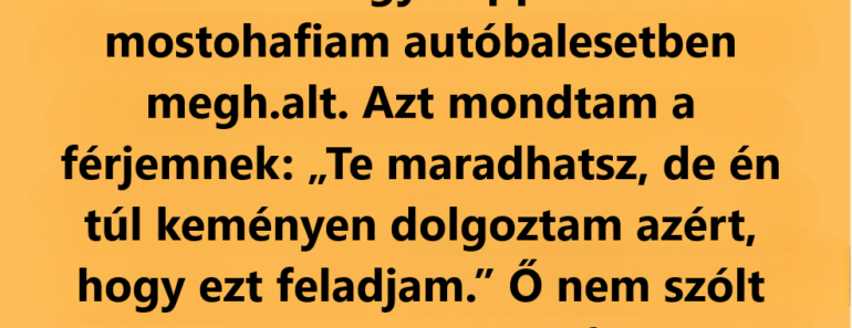 A nő a család helyett a hajóutat választotta, és mire hazatért, mindent elveszített