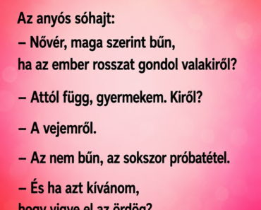 Az anyós felszáll a buszra, mellette egy apáca.