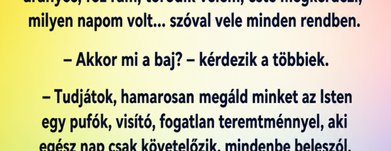 Esküvője után néhány héttel kérdezik Kovácsot a kollégái az irodában: