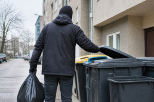 Kivittem a szemetet a 79 éves szomszédom helyett – Másnap két rendőr állt az ajtómban, de amit a kezükben tartottak, attól sírva rogytam le