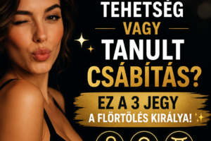Veleszületett tehetség vagy tanult csábítás? Ez a 3 jegy a flörtölés királya! ✨