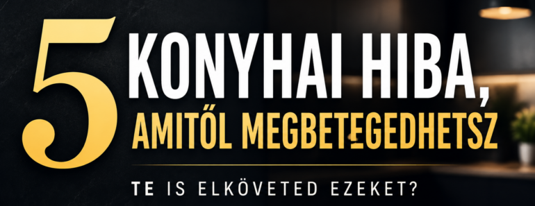 5 konyhai szokás, ami könnyen ételmérgezéshez vezethet