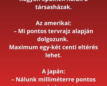 Megkérdezték az amerikai, japán és az orosz lakásépítőt