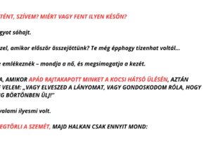 Az éjszaka kellős közepén az asszony arra riad fel, hogy a férje nincs mellette az ágyban.