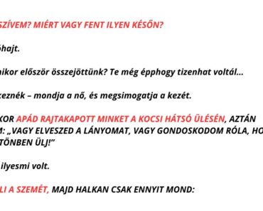 Az éjszaka kellős közepén az asszony arra riad fel, hogy a férje nincs mellette az ágyban.