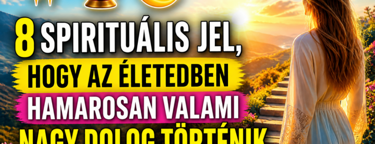 ✨🔮🌙 8 spirituális jel, hogy az életedben hamarosan valami nagy dolog történik
