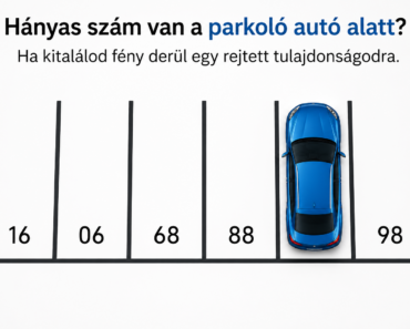 Hányas szám van a parkoló autó alatt? Ha kitalálod fény derül egy rejtett tulajdonságodra.