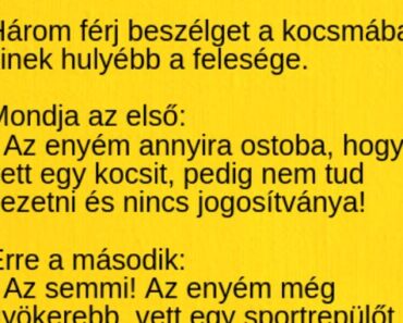 VICC: Három férj beszélget a feleségeikről