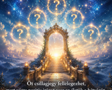 ✨ Öt csillagjegy fellélegezhet, mert végre pozitív irányt vesz az életük a hétvégén. Te közöttük vagy? ✨