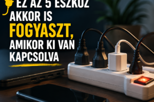 🔌 Ez az 5 eszköz akkor is fogyaszt, amikor ki van kapcsolva