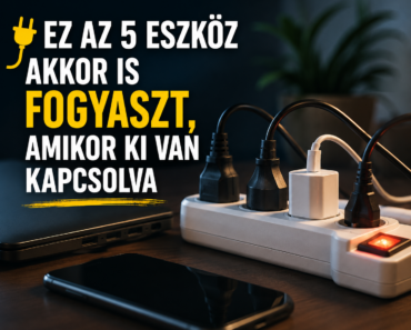 🔌 Ez az 5 eszköz akkor is fogyaszt, amikor ki van kapcsolva