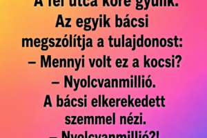 A faluba megérkezik egy vadonatúj Lamborghini.